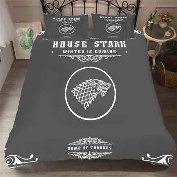 HELENGILI 3D Bedding Set Game of Thrones Print Duvet Cover Set Bedcloth with Pillowcase Bed Set Home Textiles #GOT-58
HELENGILI 3D Bedding Set Game of Thrones Print Duvet Cover Set Bedcloth with Pillowcase Bed Set Home Textiles #GOT-58