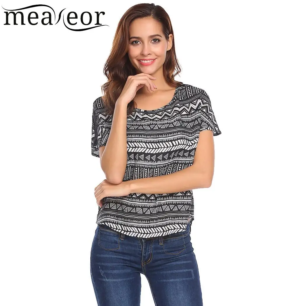 Meaneor Vintage Style Women Shirts Casual O-Neck Short Sleeve Summer Shirts Tops Printed Lace Patchwork Female T-Shirt Tees
Meaneor Vintage Style Women Shirts Casual O-Neck Short Sleeve Summer Shirts Tops Printed Lace Patchwork Female T-Shirt Tees