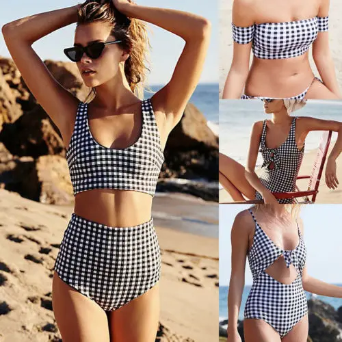 4Styles Hot Plaid Women Sexy Summer Swimwear Bikini Set Push-up Padded Bra Bathing Suit Swimsuit Brazilian Beachwear Female
4Styles Hot Plaid Women Sexy Summer Swimwear Bikini Set Push-up Padded Bra Bathing Suit Swimsuit Brazilian Beachwear Female