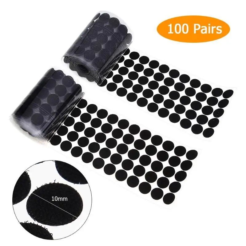 10mm 100 Pairs Dots Magic Sticker Hook And Loop Double-sided Strong Self Nylon Adhesive Tape Snap Button Sewing Tools
10mm 100 Pairs Dots Magic Sticker Hook And Loop Double-sided Strong Self Nylon Adhesive Tape Snap Button Sewing Tools