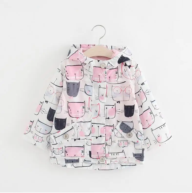Spring Autumn Girls Jackets Casual Sports Hooded Outerwear Girls Fashion Cat Cartoon Kids Sunscreen Clothing Girls Coat Raincoat
Spring Autumn Girls Jackets Casual Sports Hooded Outerwear Girls Fashion Cat Cartoon Kids Sunscreen Clothing Girls Coat Raincoat