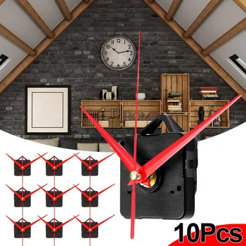 10 pcs 5 pcs Red Hands DIY Quartz Black Wall Clock Movement Mechanism Parts Kit Replacement Essential Tools
10 pcs 5 pcs Red Hands DIY Quartz Black Wall Clock Movement Mechanism Parts Kit Replacement Essential Tools