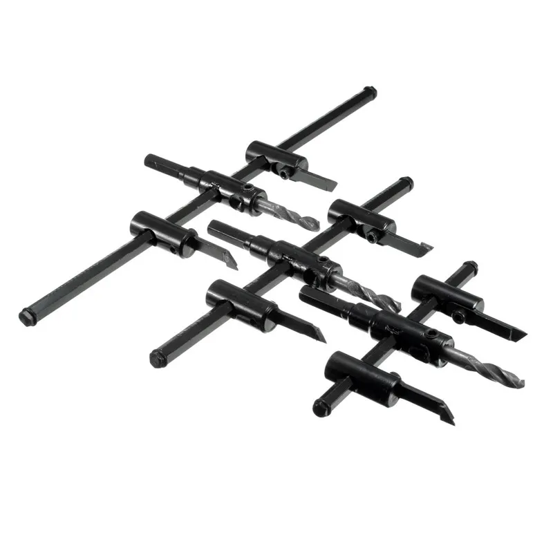 Alloy Wood Circle Hole Saw Drill Bit Set Hope Opener 120/200/300mm Adjustable Aircraft Type Cutter Cordless Tools for Carpentry
Alloy Wood Circle Hole Saw Drill Bit Set Hope Opener 120/200/300mm Adjustable Aircraft Type Cutter Cordless Tools for Carpentry