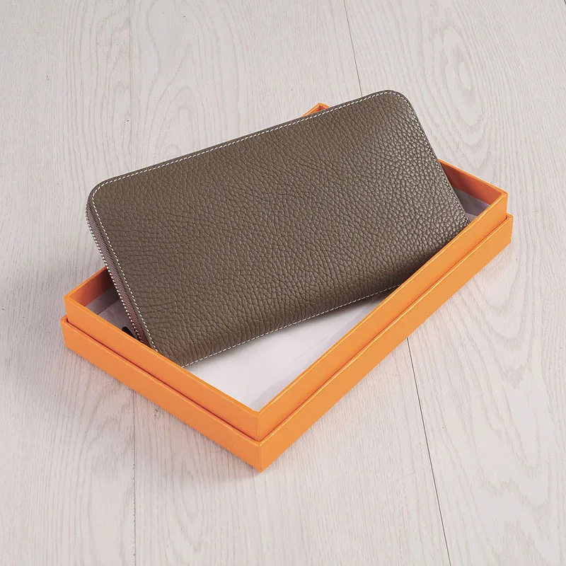 TOPEST Hand Package Genuine Leather Ma'am Thin Cowhide Hand Take Long Fund Wallet
TOPEST Hand Package Genuine Leather Ma'am Thin Cowhide Hand Take Long Fund Wallet