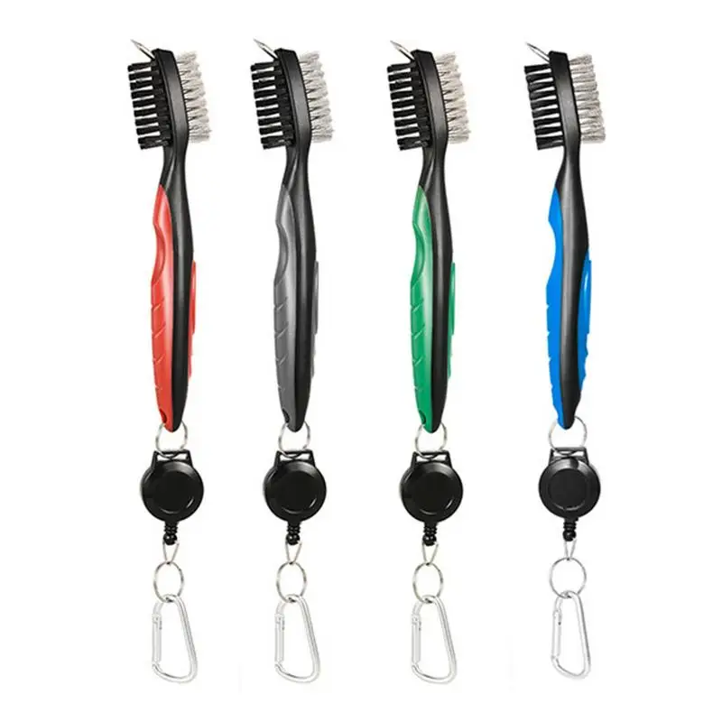 Golf Brush Club Groove Cleaner With Retractable Zipper Aluminum Alloy Carabiner For Connection With Golf Bag
Golf Brush Club Groove Cleaner With Retractable Zipper Aluminum Alloy Carabiner For Connection With Golf Bag