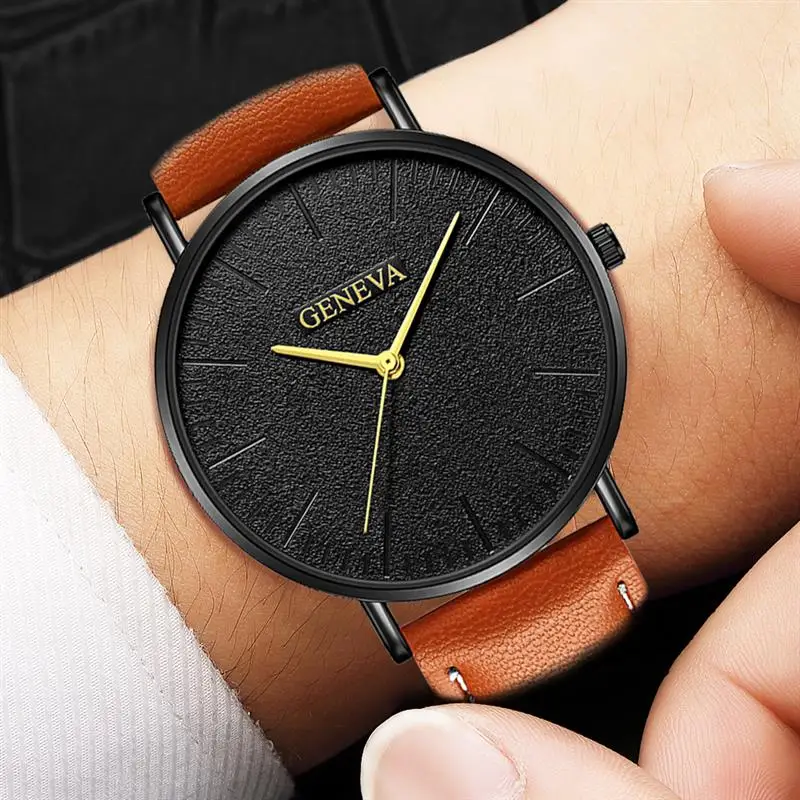 2018 GENEVA Watch Men Women's PU Leather Band Stainless Steel Analog Quartz Wristwatch Lady Female Brown Watches Reloj Mujer
2018 GENEVA Watch Men Women's PU Leather Band Stainless Steel Analog Quartz Wristwatch Lady Female Brown Watches Reloj Mujer