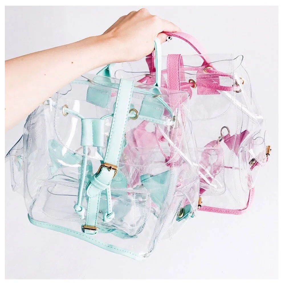 2019 New Fashion Girl Pink Clear Cute Waterproof Pvc Transparent Backpack School Bag Travel Bag Mini Travel Bags
2019 New Fashion Girl Pink Clear Cute Waterproof Pvc Transparent Backpack School Bag Travel Bag Mini Travel Bags