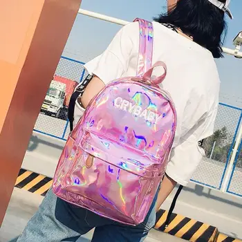 New Fashion Style Women Girls Laser Letters Backpack Female Girl PU Leather Shoulder Teenager School Campus Bag Mochila Feminina
New Fashion Style Women Girls Laser Letters Backpack Female Girl PU Leather Shoulder Teenager School Campus Bag Mochila Feminina