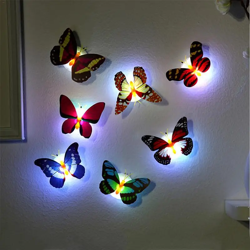 Colorful LED Butterfly Wall Lamp Animal Shape Night Light Home Adhesive Wall Lamps Children Room Decor Led Lighting
Colorful LED Butterfly Wall Lamp Animal Shape Night Light Home Adhesive Wall Lamps Children Room Decor Led Lighting