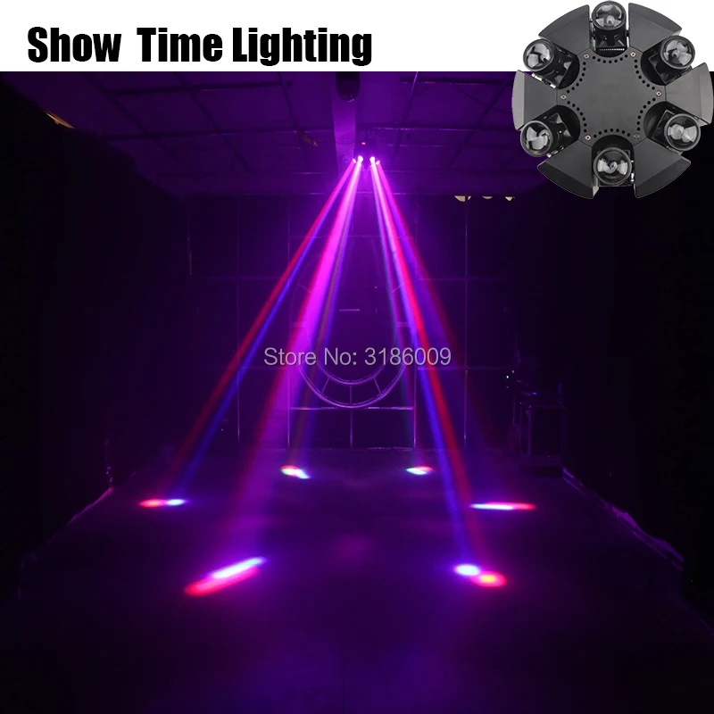 High bright 6 arms Led beam moving head pan rotate unlimited stage effect DMX 512 Control KTV Party lite home entertain
High bright 6 arms Led beam moving head pan rotate unlimited stage effect DMX 512 Control KTV Party lite home entertain