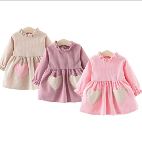 Cute Girl Baby Stylish Dress Heart Print Long Sleeve Princess Sundress Infant Cotton Outfit Autumn Spring Baby Zipper Dress 0-3Y
Cute Girl Baby Stylish Dress Heart Print Long Sleeve Princess Sundress Infant Cotton Outfit Autumn Spring Baby Zipper Dress 0-3Y