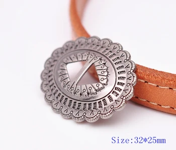 5X DIY Tribal Beauty Flower Sliver Western Cowboy Leathercraft Slotted Headstall Bridle hatband Conchos decor 32*25mm
5X DIY Tribal Beauty Flower Sliver Western Cowboy Leathercraft Slotted Headstall Bridle hatband Conchos decor 32*25mm