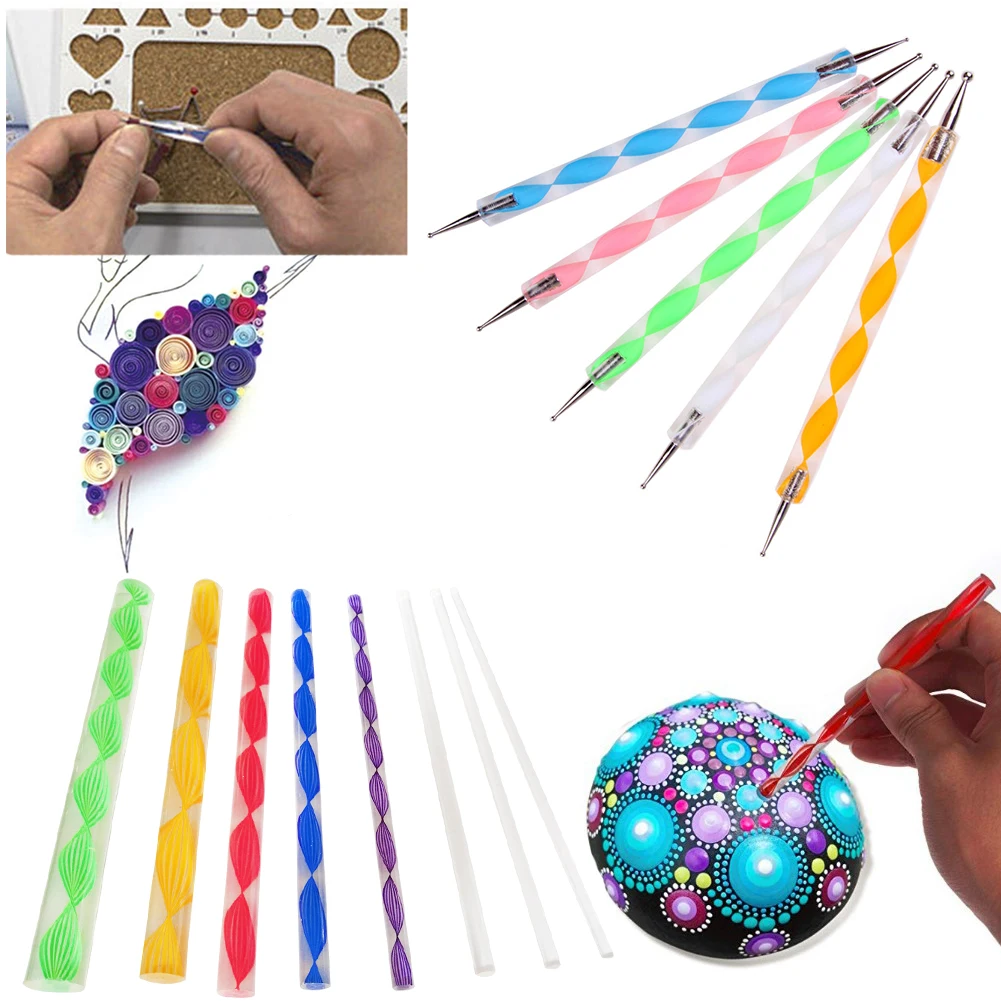 5pcs 8pcs Nail Stamp Stencil Tool Template Rock Painting Dotting Rod Ball Stylus Pottery Clay Craft Acrylic
5pcs 8pcs Nail Stamp Stencil Tool Template Rock Painting Dotting Rod Ball Stylus Pottery Clay Craft Acrylic