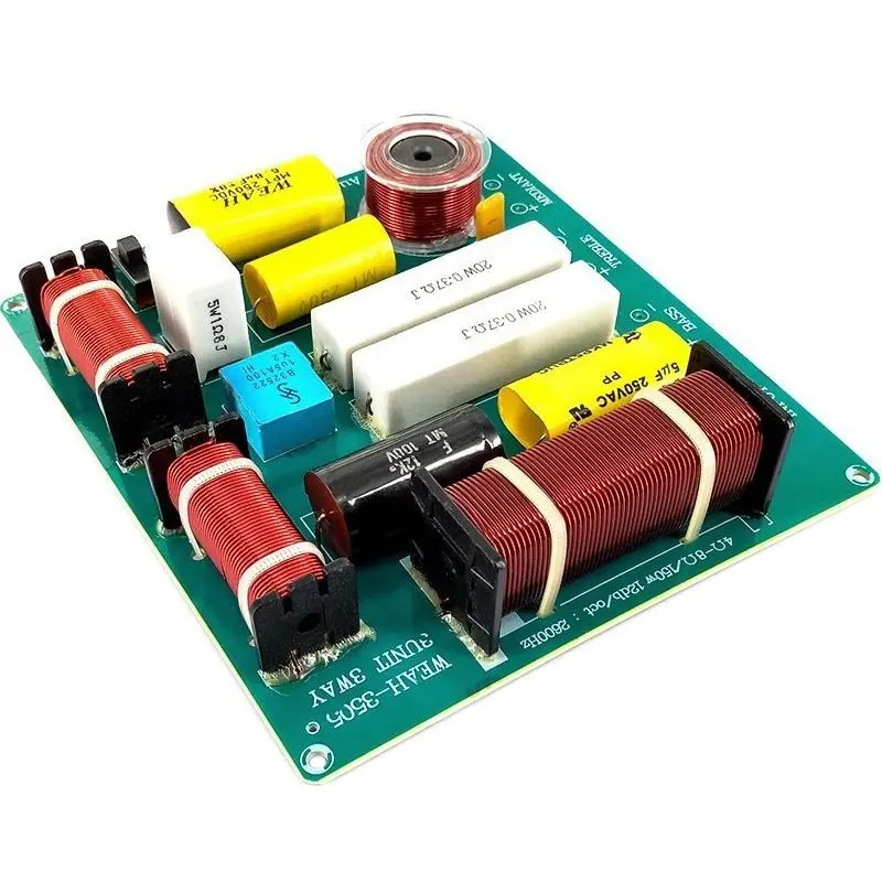 2PCS 300W 3 Way Treble Medium Bass Speaker Frequency Divider Crossover Filter | Электроника