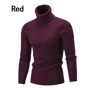 Winter Men's Warm Sweater Fleece Turtleneck pullover Solid Color Casual Coat Slim Fit Knitted clothes
Winter Men's Warm Sweater Fleece Turtleneck pullover Solid Color Casual Coat Slim Fit Knitted clothes