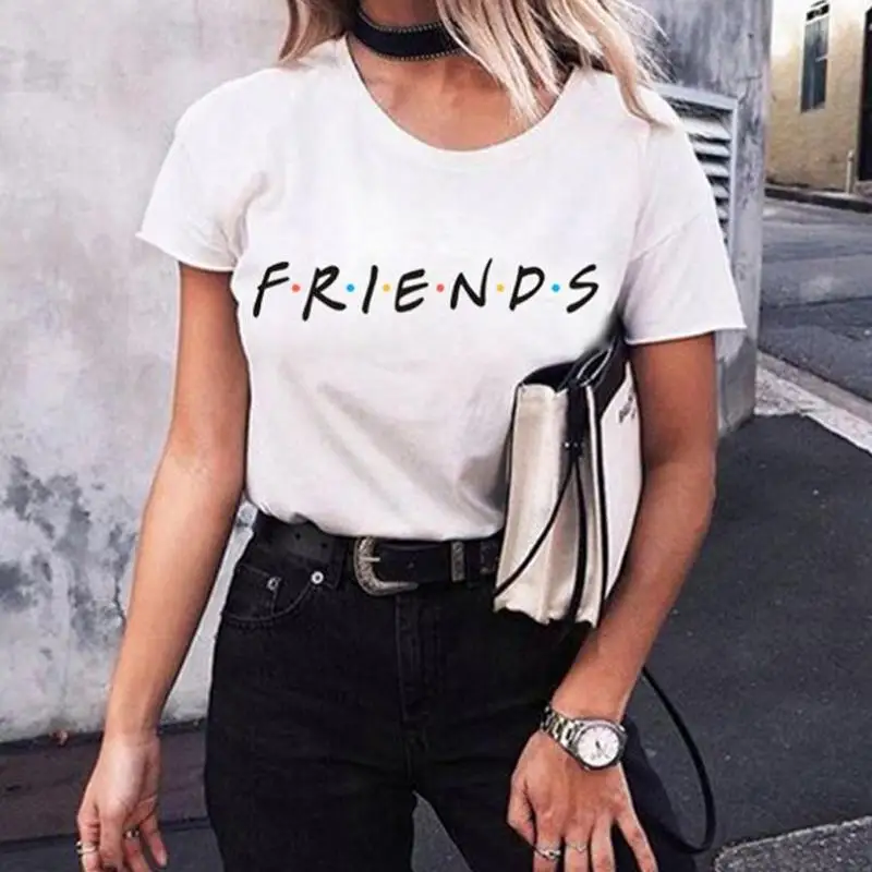Short Sleeve T-Shirt Tops Best Friends Letter For Summer Women Large Size European And American Tshirt Print Top XS-XL T Shirt
Short Sleeve T-Shirt Tops Best Friends Letter For Summer Women Large Size European And American Tshirt Print Top XS-XL T Shirt