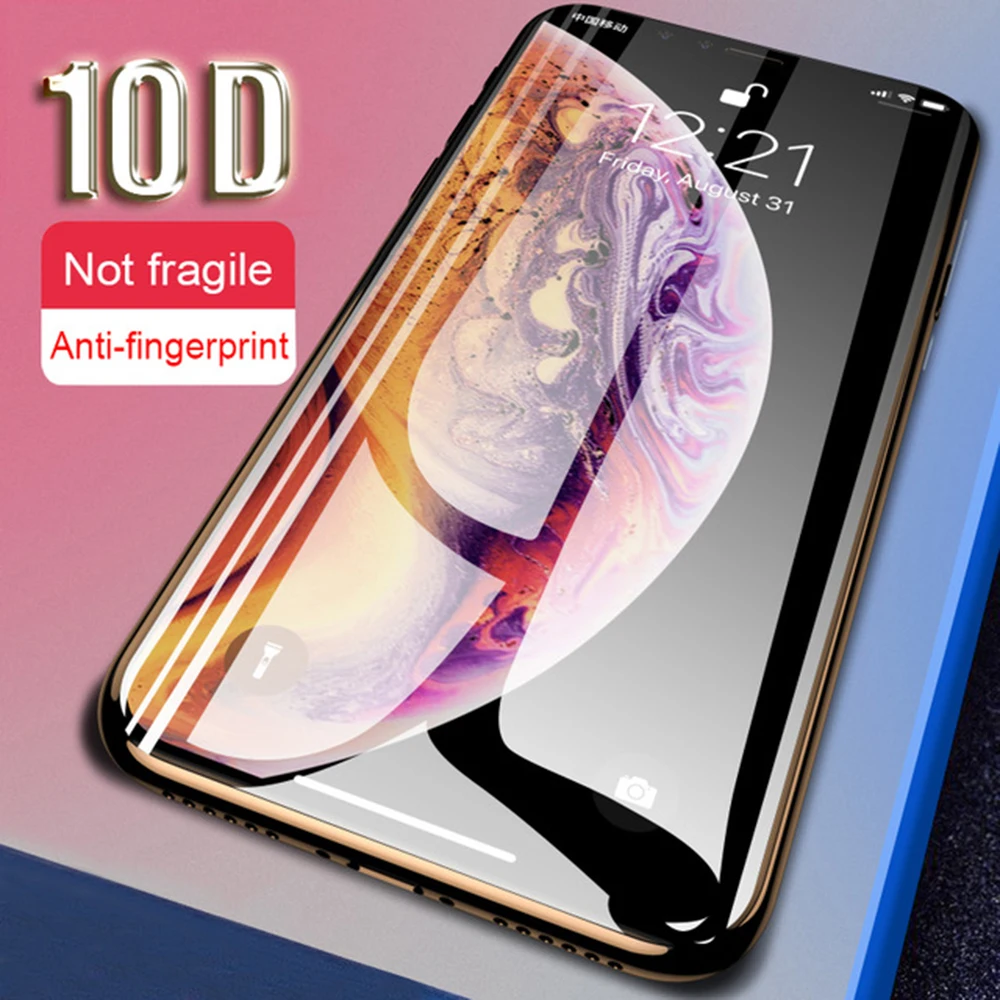 10D Glass for iPhone XS Max XR X Screen Protector for Apple iPhone 7 8 6S 6 Plus Full Cover Tempered Glass Protective Film 10 D
10D Glass for iPhone XS Max XR X Screen Protector for Apple iPhone 7 8 6S 6 Plus Full Cover Tempered Glass Protective Film 10 D