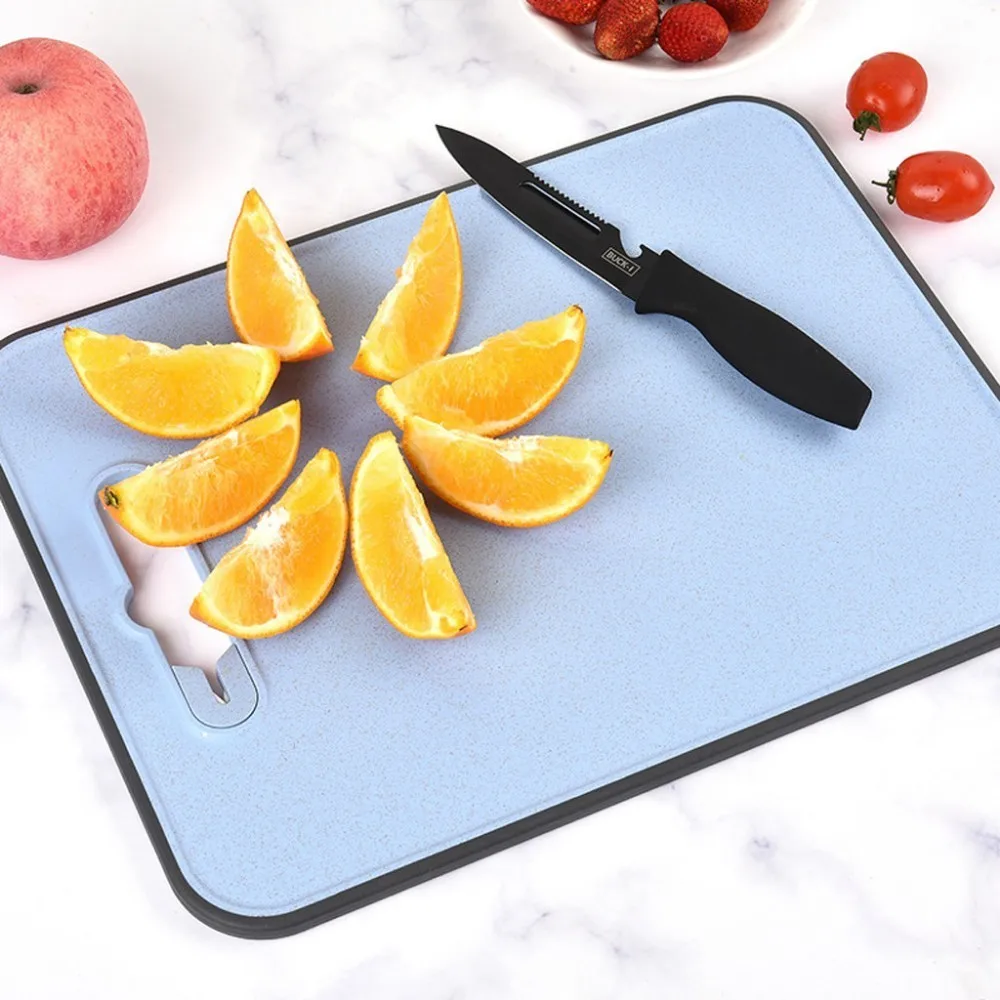 Multifunction Kitchen Cooking Tool Creative Non-slip Cutting Board Portable Wheat Straw Chopping Block With Knife Sharpener
Multifunction Kitchen Cooking Tool Creative Non-slip Cutting Board Portable Wheat Straw Chopping Block With Knife Sharpener
