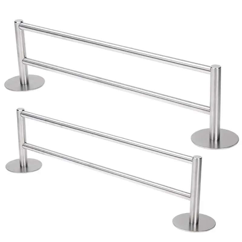 2 Layer Wall-mounted Towel Rack Stainless Steel Removable Towel Hanging Shelf Bathroom Racks Bedroom Balcony Hanger Organizer
2 Layer Wall-mounted Towel Rack Stainless Steel Removable Towel Hanging Shelf Bathroom Racks Bedroom Balcony Hanger Organizer