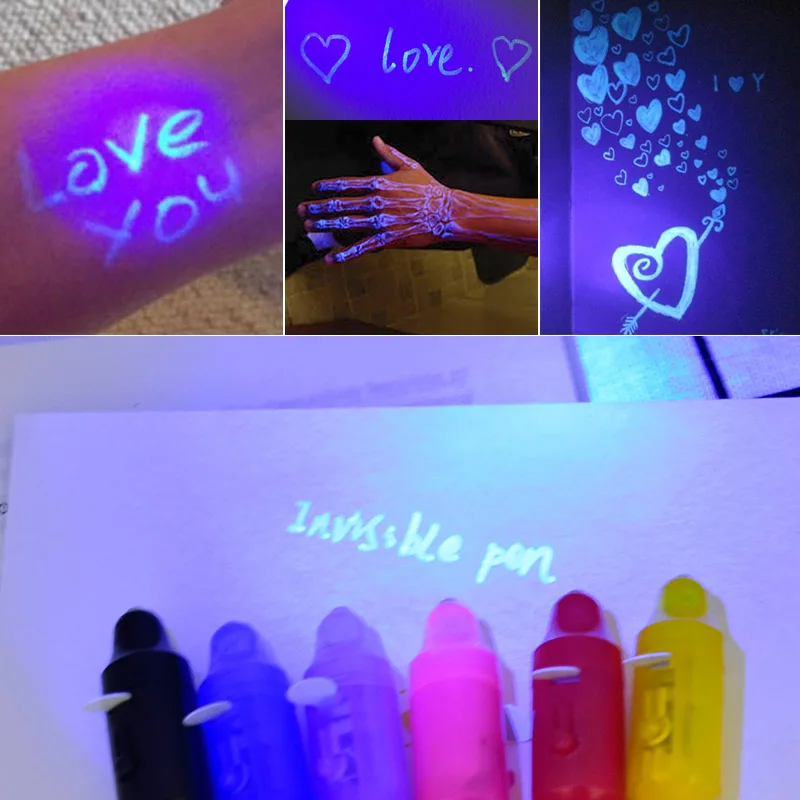 1PC Cute Glowing Toys Creative Magic UV Light Invisible Ink Pen Funny Luminous Toys For Kids Children Gifts Novelty Hobbies Toys
1PC Cute Glowing Toys Creative Magic UV Light Invisible Ink Pen Funny Luminous Toys For Kids Children Gifts Novelty Hobbies Toys
