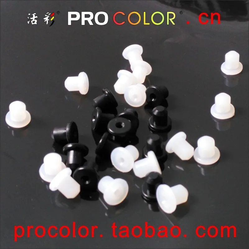 

Factory large spot length transparent black T type Silicone rubber waterproof stopper sealing plug 6.5mm 6.1 6.5 6.35 15/64" mm