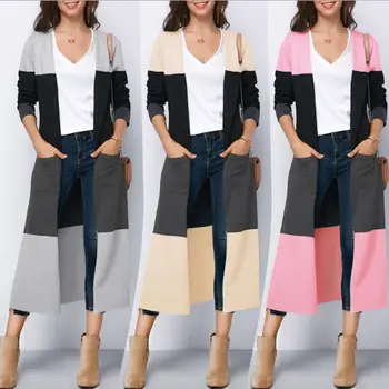 Fashion Women Knitted Jackets Coats Female Casual Long Sleeve Knitwear Plus Splice Cardigan Outwear Coat Jacket Crochet Clothes
Fashion Women Knitted Jackets Coats Female Casual Long Sleeve Knitwear Plus Splice Cardigan Outwear Coat Jacket Crochet Clothes