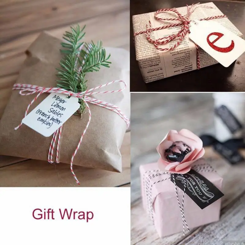 100M/Roll Cotton String DIY Gift Box Packaging Rope Bakers Twine String Cord Rustic Country Crafts Sewing Rope 15 Colors #20
100M/Roll Cotton String DIY Gift Box Packaging Rope Bakers Twine String Cord Rustic Country Crafts Sewing Rope 15 Colors #20
