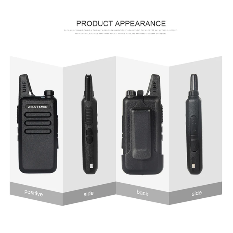 1pc Zastone X6 Mini Walkie Talkie with Headset 400-470Mhz Frequency UHF Handheld Radios Intercom Two-Way Radio Security Equipmen
1pc Zastone X6 Mini Walkie Talkie with Headset 400-470Mhz Frequency UHF Handheld Radios Intercom Two-Way Radio Security Equipmen