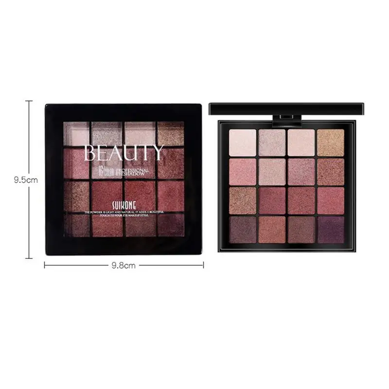 16 Colors Professional Eyeshadow Pallete Matte Shimmer Makeup Eye Shadow Palette Pink Warm Natural Smoky Cosmetic Eye Shadows
16 Colors Professional Eyeshadow Pallete Matte Shimmer Makeup Eye Shadow Palette Pink Warm Natural Smoky Cosmetic Eye Shadows