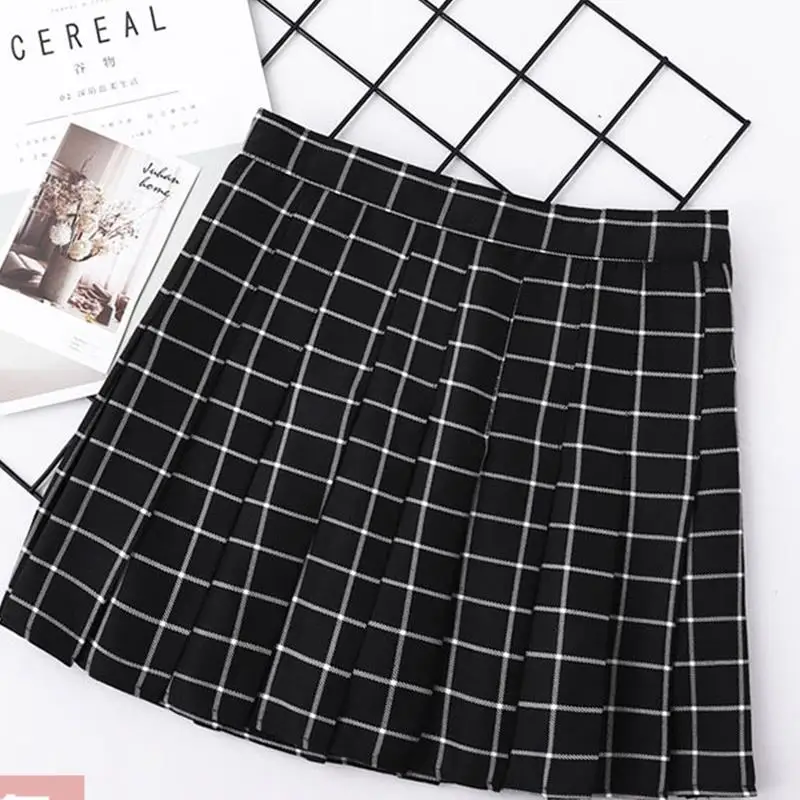 Harajuku New Summer Women Plaid Skirt High Waist Soft A-Line Skirt Pleated Female Student Mini Skirt
Harajuku New Summer Women Plaid Skirt High Waist Soft A-Line Skirt Pleated Female Student Mini Skirt