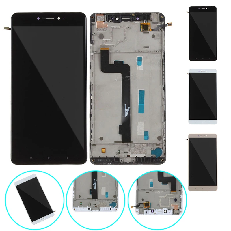 For Xiaomi Max Mi Max LCD Display Touch Screen Digitizer Frame Tools for Xiaomi Mi Max 6.44 inch Black White Gold Screen Panel
For Xiaomi Max Mi Max LCD Display Touch Screen Digitizer Frame Tools for Xiaomi Mi Max 6.44 inch Black White Gold Screen Panel