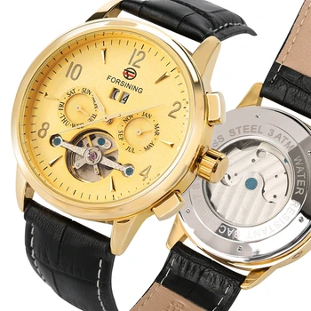 FORSINING Automatic Mechanical Watches Men Top Brand Luxury Tourbillon Moon Phase Mens Wrist Watch Calendar Display Reloj Hombre
FORSINING Automatic Mechanical Watches Men Top Brand Luxury Tourbillon Moon Phase Mens Wrist Watch Calendar Display Reloj Hombre