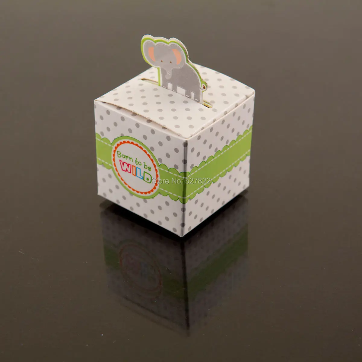 Wedding Decoration 10Pcs Folding DIY Animal wedding candy box for wedding favors and gifts Boxes