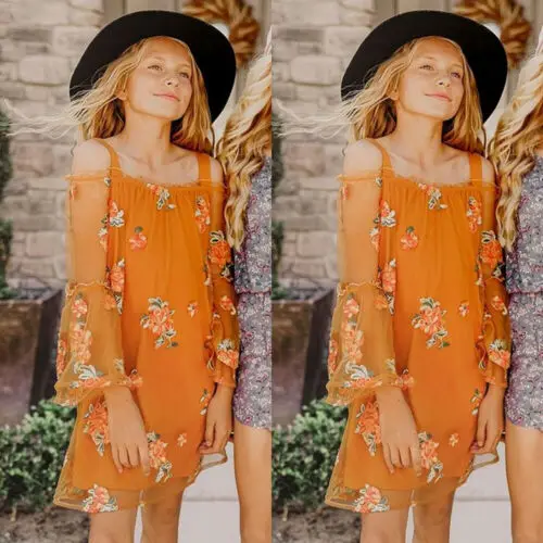 2-7Y Formal Kids Baby Girls Princess Dress Summer Lace Floral Off Shoulder Dress Embroidery Long Sleeve Wedding Party Sundress
2-7Y Formal Kids Baby Girls Princess Dress Summer Lace Floral Off Shoulder Dress Embroidery Long Sleeve Wedding Party Sundress