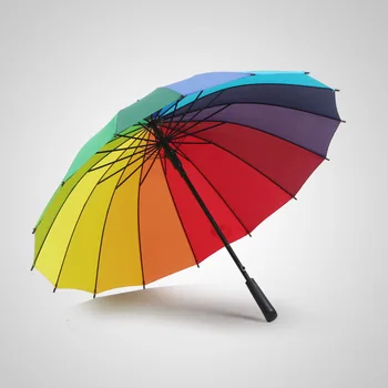 Large Long Handle Automatic Straight Umbrellas Rainbow Three Fold Umbrella Custom Logo Advertising Gift Umbrella
Large Long Handle Automatic Straight Umbrellas Rainbow Three Fold Umbrella Custom Logo Advertising Gift Umbrella