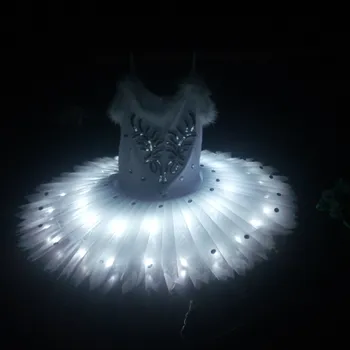 2017 Women's Luminous Ballet Skirt Children's New LED Dance Dress White woman Ballet dance tutu skirt
2017 Women's Luminous Ballet Skirt Children's New LED Dance Dress White woman Ballet dance tutu skirt