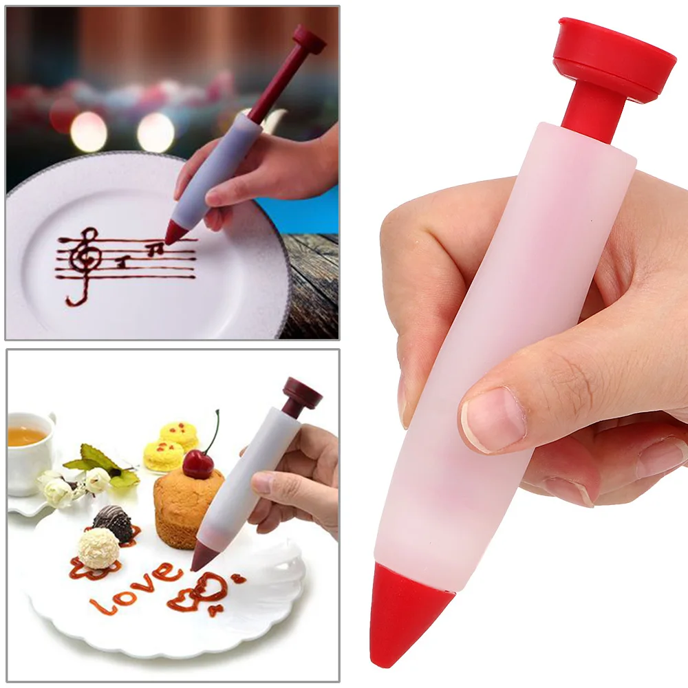 Cake Decorating Pen Cookie Icing Piping Pastry Nozzles for Chocolate Jam Syrup Cream Tools Silicone Food Writing Pen
Cake Decorating Pen Cookie Icing Piping Pastry Nozzles for Chocolate Jam Syrup Cream Tools Silicone Food Writing Pen