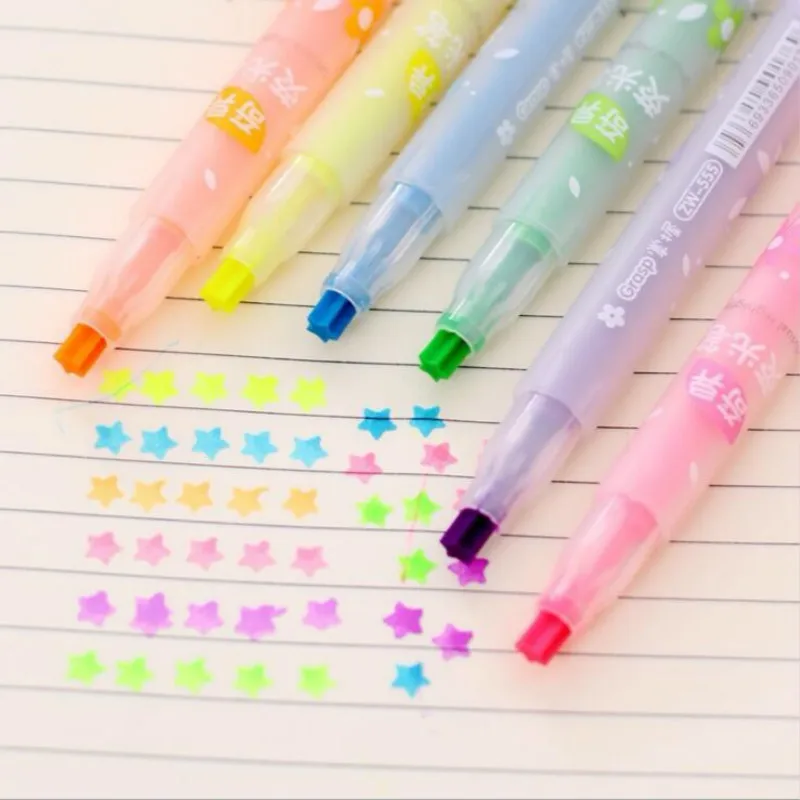 6pcs Colour Singular Star Type Highlighter Pen Markers Pastel Liquid Chalk Marker Highlighters School Office Stationery 04403
6pcs Colour Singular Star Type Highlighter Pen Markers Pastel Liquid Chalk Marker Highlighters School Office Stationery 04403