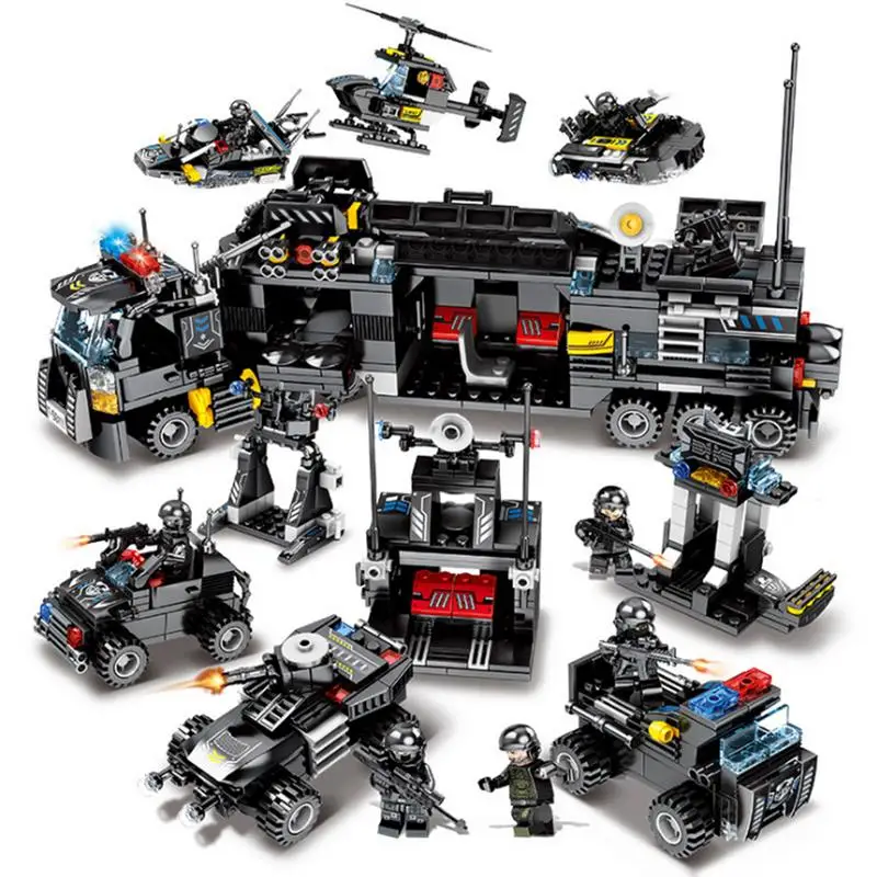 HOT!! 27 Models Military Warfare Series Building Blocks Sets Assembled Models Playmobil Educational DIY Bricks For Children Toys
HOT!! 27 Models Military Warfare Series Building Blocks Sets Assembled Models Playmobil Educational DIY Bricks For Children Toys