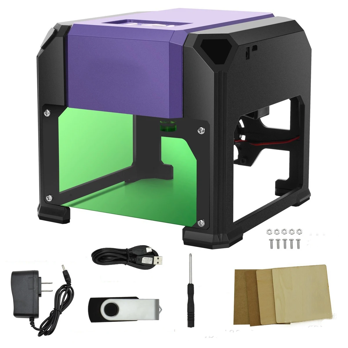 1500mW Purple USB Desktop Laser Engraving Machine DIY Logo Mark Printer Cutter CNC Laser Carving Machine FOR WIN/Mac OS System
1500mW Purple USB Desktop Laser Engraving Machine DIY Logo Mark Printer Cutter CNC Laser Carving Machine FOR WIN/Mac OS System