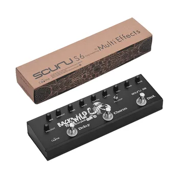 Caline SCURU S6 3-in-1 Electric Guitar Pedal Multieffect Pedal Delay Chorus Distortions Guitar Effects Pedals
Caline SCURU S6 3-in-1 Electric Guitar Pedal Multieffect Pedal Delay Chorus Distortions Guitar Effects Pedals
