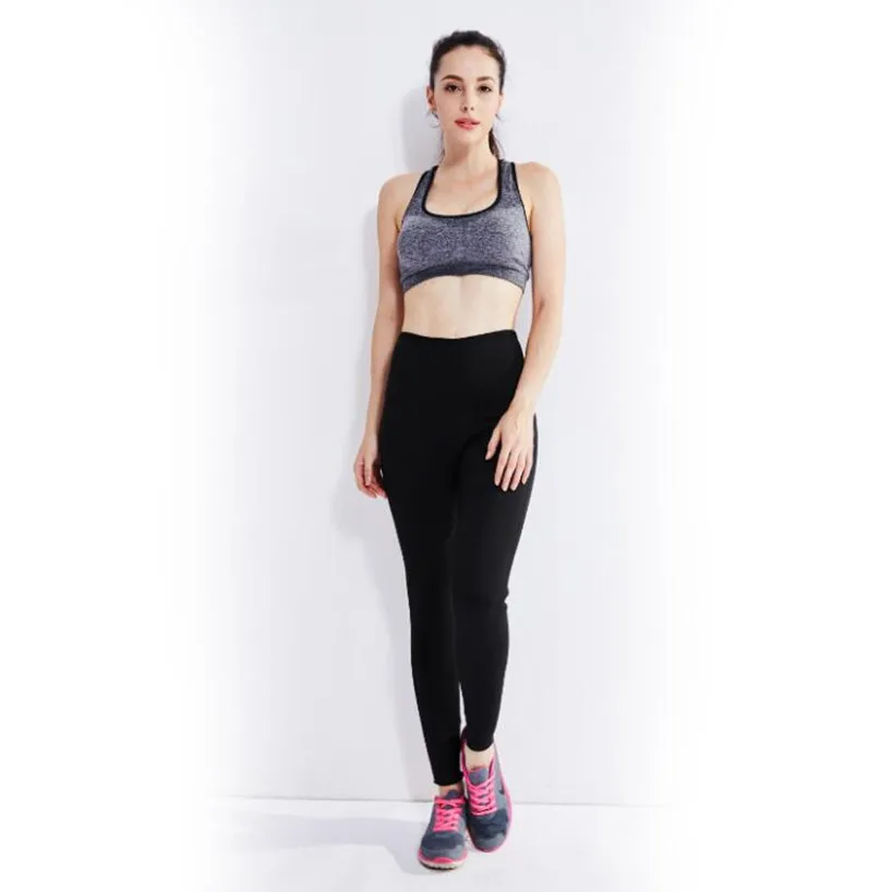 Женский спортивный костюм для фитнеса комплект йоги рубашки похудения