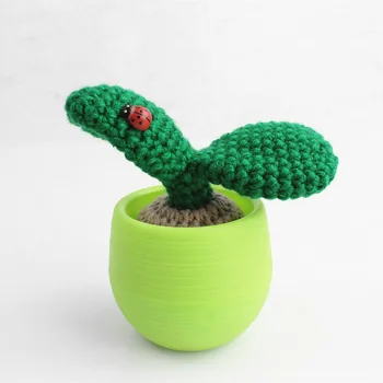 

Decor Studio Photo Props Knitting Plants Creative Potted Cacti Photography Props Office Photo Accessories Knit Photo Prop