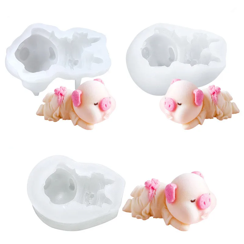 3 Sizes Sleeping Pig Handmade Soap Silicone Mold Fondant Cake Chocolate Candle Moulds Cake Decorating Mould Confectionery Tools
3 Sizes Sleeping Pig Handmade Soap Silicone Mold Fondant Cake Chocolate Candle Moulds Cake Decorating Mould Confectionery Tools