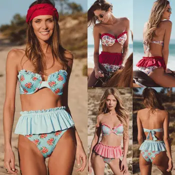 Sexy New Women High Waisted Bikini Sets Padded Swimsuit Push Up Bathing Suit Swimwear
Sexy New Women High Waisted Bikini Sets Padded Swimsuit Push Up Bathing Suit Swimwear
