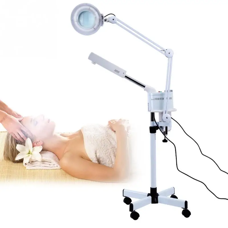 3 in 1 UV Ozone Face Steamer Cold Light LED 5X Magnifier Floor Lamp Facial Body Tattoo Makeup Lamp Face Steamer AU Plug 5
3 in 1 UV Ozone Face Steamer Cold Light LED 5X Magnifier Floor Lamp Facial Body Tattoo Makeup Lamp Face Steamer AU Plug 5