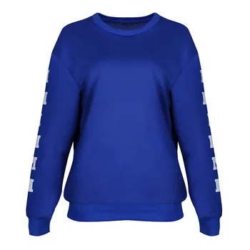 Trendy Women Ladies round neck pullover letter print Sweatshirts Long Sleeve casual Polyester Blue Tops one pieces
Trendy Women Ladies round neck pullover letter print Sweatshirts Long Sleeve casual Polyester Blue Tops one pieces