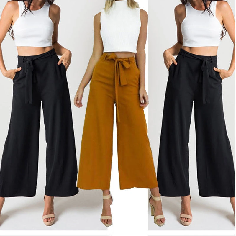 Fashion Hot Streetwear Women Orange elegant Wide Leg Pants High Waist Tie Waist Trousers Palazzo OL Pants Long Culottes Pant
Fashion Hot Streetwear Women Orange elegant Wide Leg Pants High Waist Tie Waist Trousers Palazzo OL Pants Long Culottes Pant