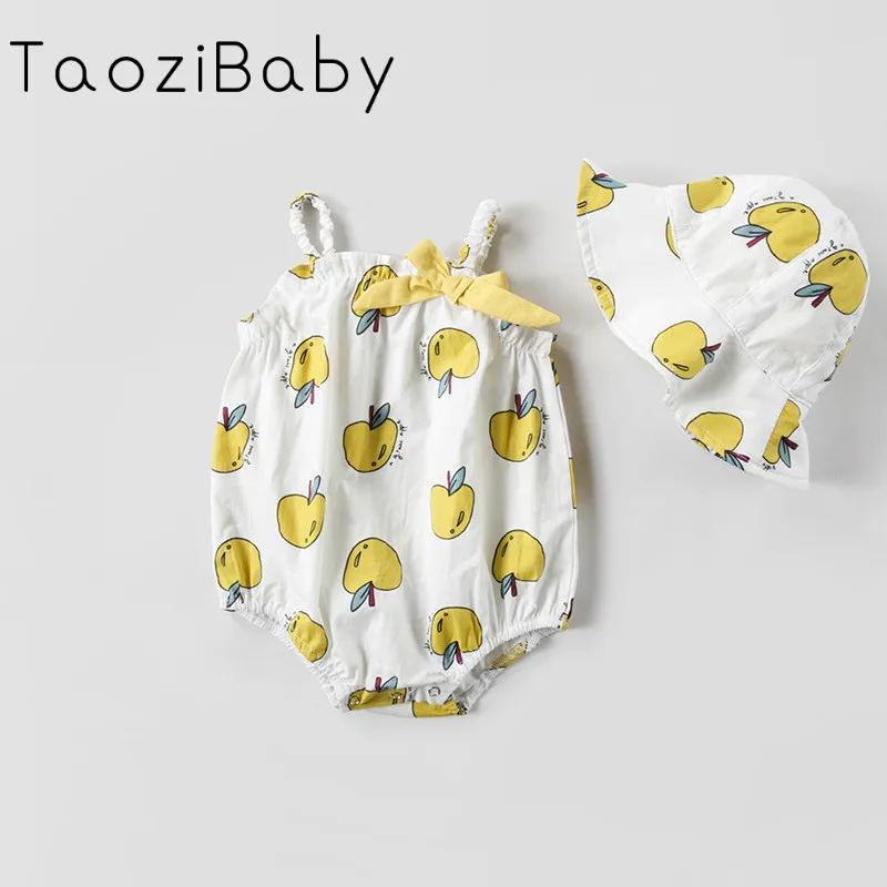 2018 Summer Baby Fashion rompers Apple PrintingKazakhstan Baby Girl Summer Clothes Infant-clothing with hat Cute
2018 Summer Baby Fashion rompers Apple PrintingKazakhstan Baby Girl Summer Clothes Infant-clothing with hat Cute