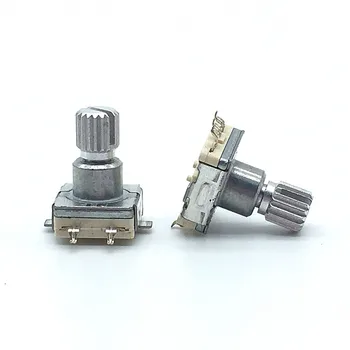 5pcs /lot Rotary Encoder Switch EC11 With Push Switch 30 Position 5pin SMD Type Handle Length 12mm Plum Shaft
5pcs /lot Rotary Encoder Switch EC11 With Push Switch 30 Position 5pin SMD Type Handle Length 12mm Plum Shaft